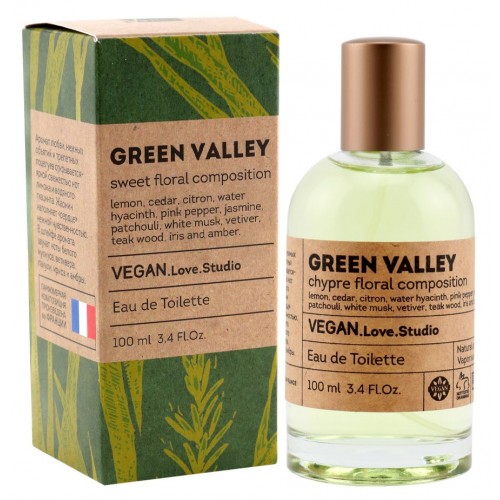 т/в Vegan Love Studio Green Valley (Веган Лав Студио Грин Валлей)-100ml for women