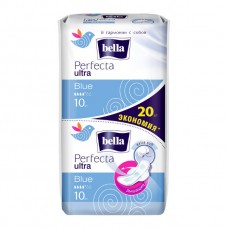 Белла Perfecta Ultra Blue прокладки гигиенические супертонкие, софт 4 кап., 20 шт.