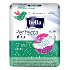 Белла Perfecta Ultra Green Maxi прокладки гигиенические супертонкие, сеточка 5+ кап., 8 шт.
