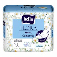Белла FLORA прокладки гигиенические в инд.уп. Ромашка, софт 4 кап, 10 шт.