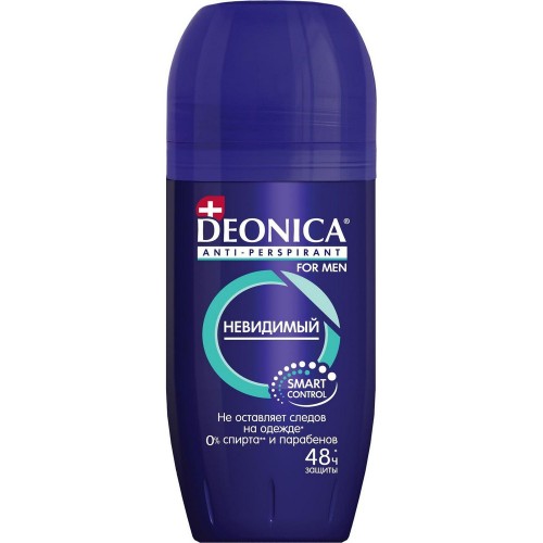 Deonica антиперсперант муж. Невидимый, 50мл (ролик)