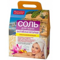 Соль д/ванн Балтийская Янтарная Омолаживающая 500гр (коробка с ручкой)