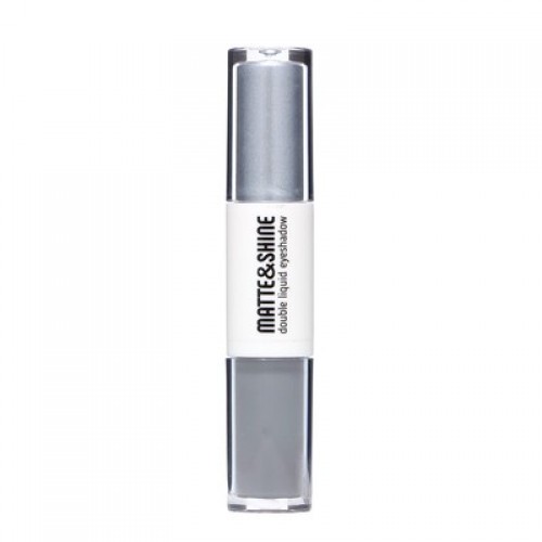 Эстрада Тени жидкие двусторонние MATTE&SHINE 73 серо-серебрянный