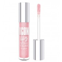 Блеск для губ с эффектом объема LUXVISAGE ICON lips glossy volume, 509 Пудровая роза