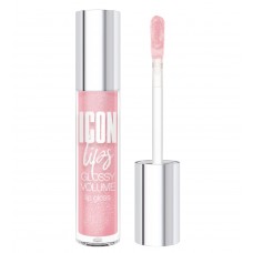 Блеск для губ с эффектом объема LUXVISAGE ICON lips glossy volume, 509 Пудровая роза