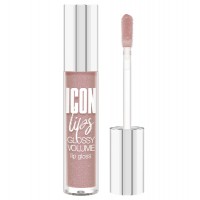 Блеск для губ с эффектом объема LUXVISAGE ICON lips glossy volume, 505 Ледяной Бежевый