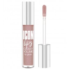 Блеск для губ с эффектом объема LUXVISAGE ICON lips glossy volume, 505 Ледяной Бежевый