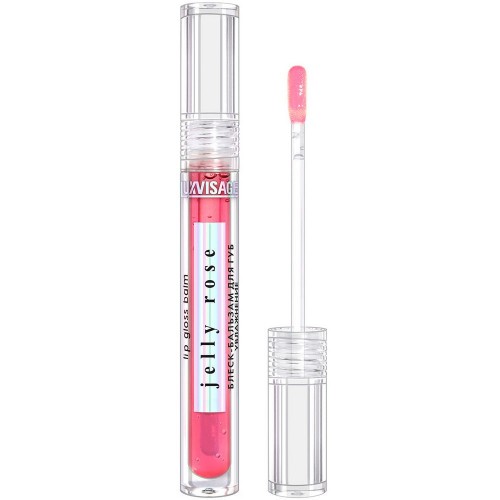 Блеск-бальзам для губ LUXVISAGE JELLY, ROSE увлажнение
