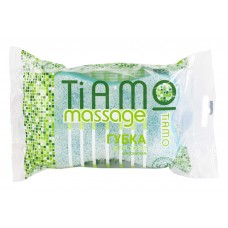 Губка для тела TIAMO Massage Комфорт порлон+массаж 140*90мм (влож.30шт)