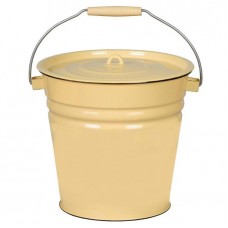 Ведро эм. 12,0л с крышкой палевое