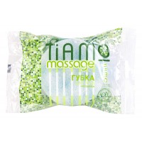 Губка для тела TIAMO Massage Круг поролон+массаж d110мм (влож.30шт)