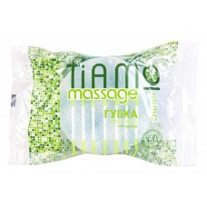 Губка для тела TIAMO Massage Круг поролон+массаж d110мм (влож.30шт)