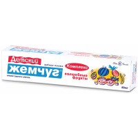 ЖЕМЧУГ новый зубная паста детский комплекс Волшебные фрукты 50мл