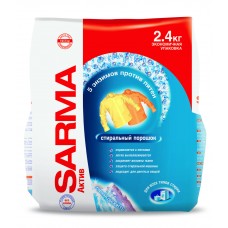 САРМА-Active 2.4кг Стиральный порошок Горная свежесть универсал д/удаления пятен
