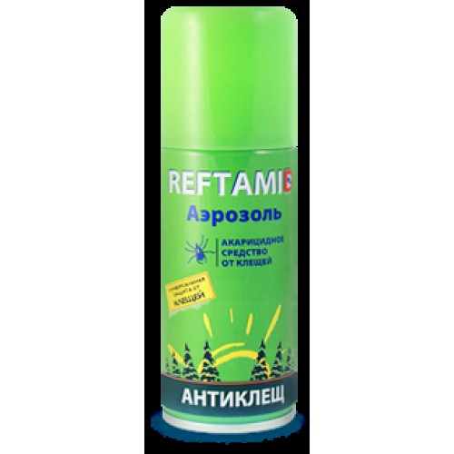 Рефтамид Антиклещ Экстра аэрозоль усиленный (таежные и лесные клещи), 100мл