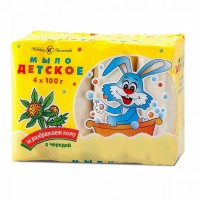 ДЕТСКОЕ мыло туалетное с экстрактом череды 4*100г (НК)