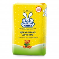 УШАСТЫЙ НЯНЬ крем-мыло туалетное с экстрактом алое 90гр