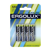 Батарейка Ergolux мизинч LR03 Alkaline-BL4 батарейка 1,5В цена за 4шт