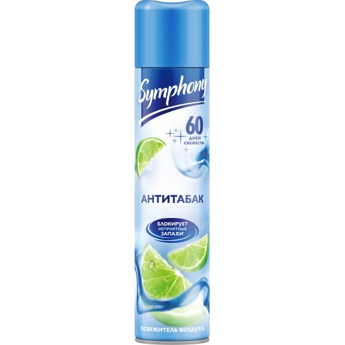 Symphony освежитель Антитабак (Лимон и мята), 300 см3