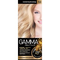 Крем-краска для волос GAMMA PERFECT COLOR 9.3 Солнечный блонд с окислнител. кремом 6%  СКИДКА