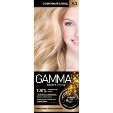 Крем-краска для волос GAMMA PERFECT COLOR 9.3 Солнечный блонд с окислнител. кремом 6%  СКИДКА