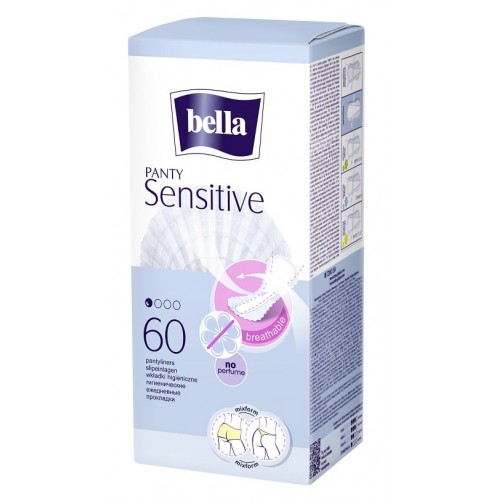 Белла Panty Sensitive прокладки ежедневные ультратонкие универсальные без аромата, 60 шт.