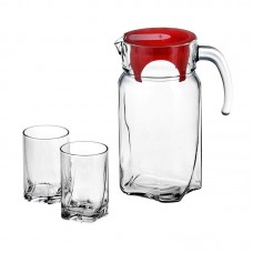 Набор графин 1700мл+6 стаканов LUNA  (Стеклопласт)