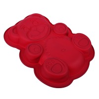 Форма силиконовая 30x23хх3см, Медвежонок 3 цвета VETTA