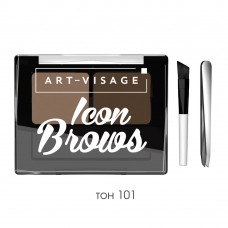 АВ двойные тени для бровей ICON BROWS 101 коричневый