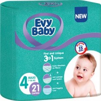 Подгузники EVY BABY №4 (7-18кг) Макси Стандарт 21шт*8