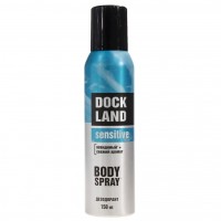 DOCKLAND антиперспирант муж. Sensitive, 150мл (спрей)