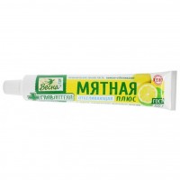Мятная зубная паста 90гр Лимон+отбеливание б/футляра Весна