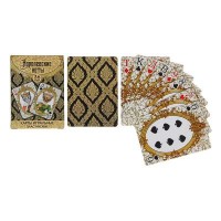 Карты игральные пластиковые 6,3х8,8см., 36 шт., 3 дизайна