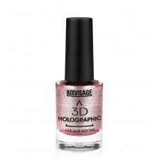 Лак для ногтей LUXVISAGE 3D Holographic , 704 Розовый топаз