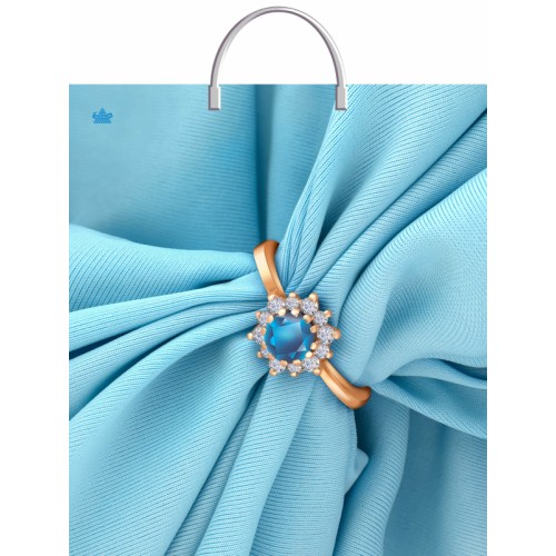 Пакет ПВД с пластиковой ручкой 440*400*0,100 Прекрасный Топаз Цена за 10штук!!!