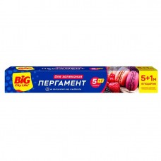 BIG CITY Пергамент для запекания 5+1м на гильзе в боксе
