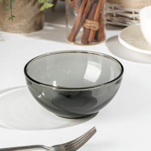Салатник 13см., Дымчатое стекло BASILICO LAVA GREY