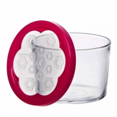 Банка малая с фукс.биокомпонентной крышкой  v=220мл SL Basic