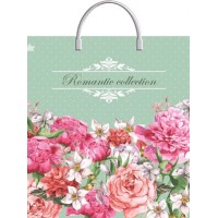 Пакет ПВД с пластиковой ручкой 350*360*0,085 Романтическая коллекция за 10штук!!!