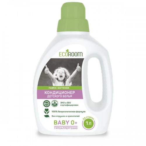 ECOROOM Кондиционер для детского белья Baby 1л