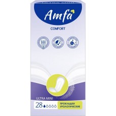 AMFA Comfort Прокладки урологические Ultra mini 180мм 28шт