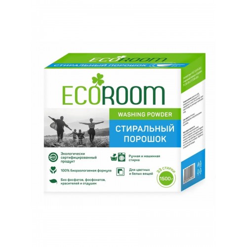 ECOROOM Стиральный порошок ECO 1500гр
