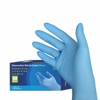 Перчатки нитриловые, смотровые, нестерильные Connect Nitrile (Pulin), размер M, 50пар/уп