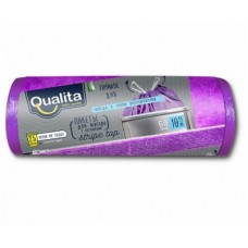 Пакеты QUALITA для мусора 60л.10шт.с затяжками