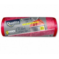 Пакеты QUALITA для мусора 35л.15шт.с затяжками sp