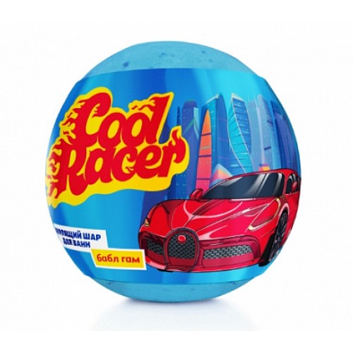 COOL RACER Monster Truck Шар бурлящий для ванны Бабл Гам для детей 3+ 120г