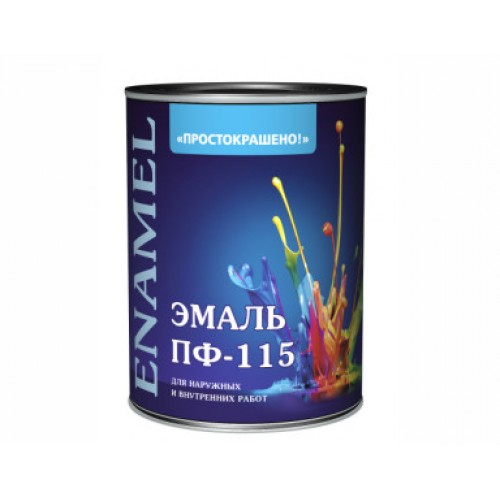 (Уценка) Эмаль ПФ-115 Простокрашено светло-голубая 2,7кг. 4285