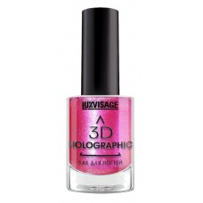 Лак для ногтей LUXVISAGE 3D Holographic , 720 Розовый сапфир