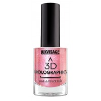 Лак для ногтей LUXVISAGE 3D Holographic , 719 Розовый кварц