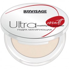 Пудра матирующая LUXVISAGE Ultra matt, 104 Warm beige
